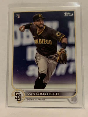 #140 Ivan Castillo Rookie San Diego Padres 2022 Topps Series 1 Baseball Card MLB - Image 1 of 2
