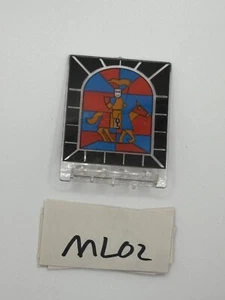 Lego Parts Lot Castle 30102px2 Door 2 x 5 x 5 Swivel, Flat Base Stained Glass - Picture 1 of 1