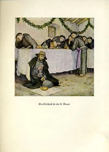 Franziskus -- Ein Lehrstück für die hl. Armur - Coloriert - aus 1931 - Picture 1 of 1