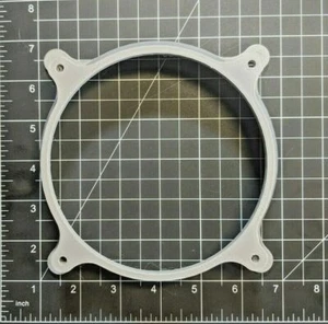 140mm to 120mm Fan Adapter Flow Converter PC Mod Custom Panel Hose Mount Flange - Picture 1 of 3