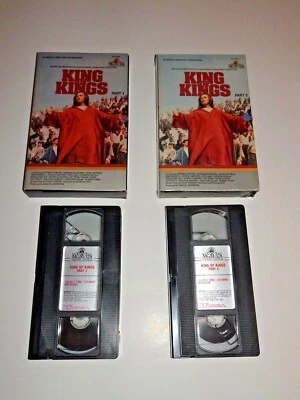 KING OF KINGS 1961 2 VHS TAPE SET BIG BOX MGM 1984 RELEASE JEFFREY HUNTER RARE - Image 1 of 4