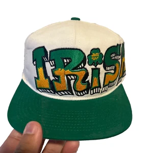 Gorra Notre Dame Lucha Irlandés Graffiti TOW Snapback Crema Cúpula Dos Tonos - Imagen 1 de 8