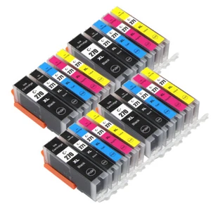 Ink Tanks + chip Replacement for XL PGI-270 CLI-271 Canon MG6821 MG6822 TS5020 - Picture 1 of 17