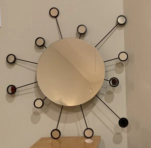 Ikea Metal Sunburst Starburst Mirror Wall Art FIGGJO 29" Mcm Style - Picture 1 of 6