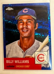 2022 Topps Chrome Platinum Billy Williams Blue Mini Diamond #d 20/199 - Picture 1 of 2