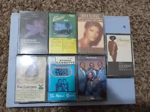 Lot Of 7 60s 70s Soul Motown Cassette Lot Dionne Warwick Four Tops The Coasters - Picture 1 of 2