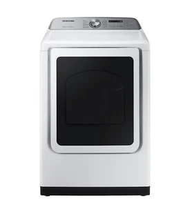 Samsung DVG50R5400W 27 Inch Gas Dryer with Steam Sanitize+, Sensor Dry White - Picture 1 of 3