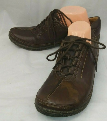 Clarks Artisan Shoes donna US 9 Oxford scarpe stringate in pelle marrone 2760