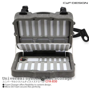 C&F DESIGN Sistema universale petto riporto mosca pesca CFA-830 nero nuovo - Foto 1 di 1