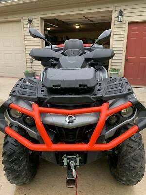 2X UTV ATV Rear View Side Mirrors 10mm For Polaris Sportsman Touring 4-wheeler - Image 1 of 4