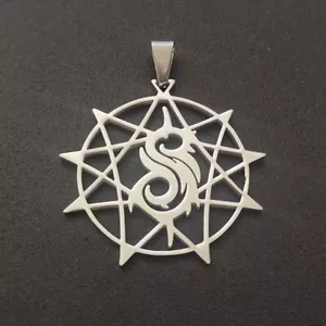 Slipknot Charm Hochglanzpolierter Edelstahl Anhänger - Bild 1 von 5