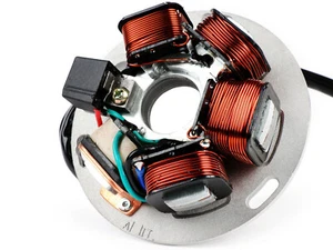 Vespa PX125 - 200 5 Wire Ignition Stator Plate (1984 - 2011) With & W/O Battery - Picture 1 of 7