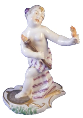 Nymphenburg Porcelain Putto Venus Goddess Figure Figurine Porzellan Figur German - Image 1 of 4