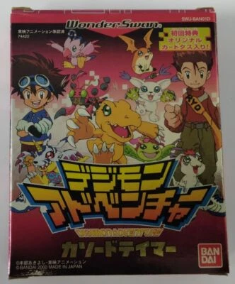 Bandai Wonder Swan Digimon Adventure Anode Tamer Japan w/ Box and Manual 1925 SP - Image 1 of 4