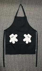 Delantal Disney Mickey Mouse con 2 bolsillos para guantes blanco y negro nuevo en paquete - Imagen 1 de 9