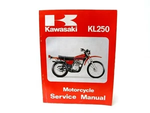 1978 - 1979 Kawasaki KL250 KL 250 servicio de motocicletas manual taller de reparación libro fabricante de equipos originales - Imagen 1 de 12