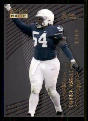 2022 Wild Card Matte Black Pattern Three #MB34 Derrick Tangelo /150 - Image 1 of 2