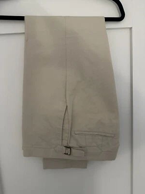 Calças com cordão de agulha P Johnson - Bege tamanho 31 - Imagem 1 de 4