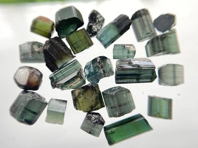 Natural Tourmaline Crystals Rough Gemstone 70 Carats Multi Color - Image 1 of 4