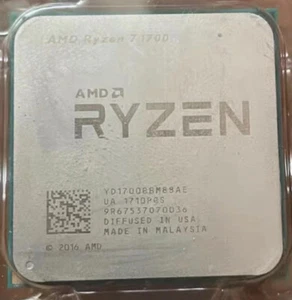 AMD Ryzen 7 1700 AM4 R7 1700 3.0 GHz octa-core 16T 65W desktop CPU processor - Picture 1 of 1