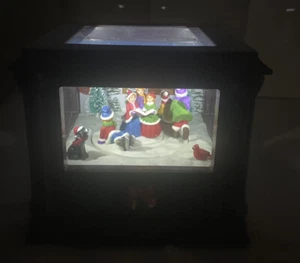 Trineo de Navidad Eluceo en Movimiento Animado Musical Iluminar Navidad Leer De - Imagen 1 de 12