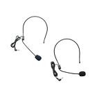 Vocal amplifier microphone headphones for singing teachers who