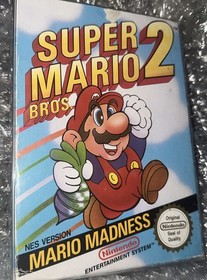 Super Mario Bros 2 NES Boxed Nintendo Entertaiment System Cartridge PALA FRA