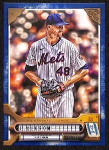 2022 Topps Gypsy Queen Jacob deGrom /250 Indigo New York Mets - Picture 1 of 2