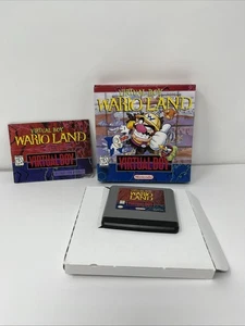 Nintendo Wario Land Virtual Boy CIB Cart Box & Manual - Picture 1 of 14