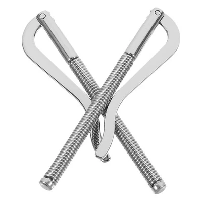  2 Pcs Metal Wallet Miss Man Spring Money Clip Clips for General Use - Image 1 of 4