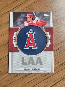 Topps MLB Players Shohei Ohtani Logo Patch Relic 2023 - Picture 1 of 10