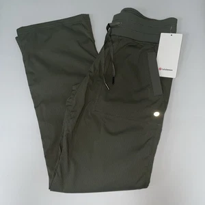 Lululemon Dance Studio Midi Rise Pant Regular Khaki Lightweight Stretch Size 8 - Picture 1 of 12