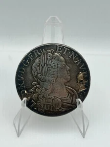 Coin France - Louis XV - Écu France et Navarre - 1719 B Rouen - Picture 1 of 4