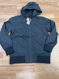 The Children's Place Windbreaker Rain Jacket Boy's Size M 7/8 Black NEW - Picture 1 of 8