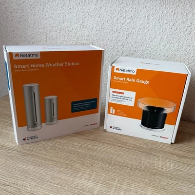 smarte Netatmo Wetterstation & Netatmo Regenmesser * neu & OVP * WLAN Funk außen - Bild 1 von 4