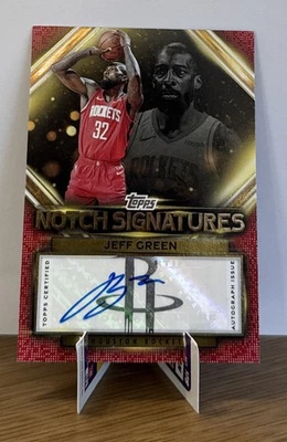 Jeff Green 2025-26 Topps Topps Notch Signatures Auto #TNS-JG Houston Rockets - Image 1 of 2