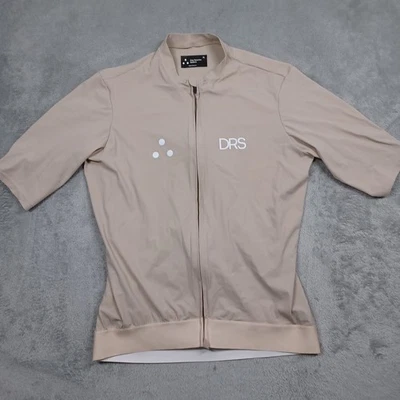 Camiseta de ciclismo DRS para hombre XL marrón sistemas de reducción de arrastre cremallera completa bolsillo ciclismo Foto 1 de 4