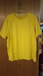 REEBOK  Yellow Hydromove T-shirt!  Stretchable!  Size Medium  - Picture 1 of 2