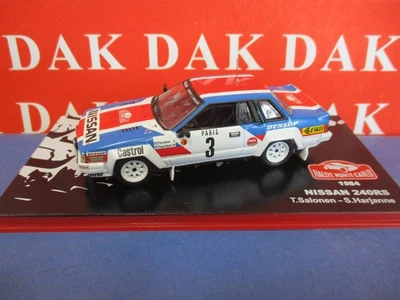 Die cast 1/43 Modellino Auto Nissan 240RS Rally Monte Carlo 1984 T. Salonen - Immagine 1 di 4