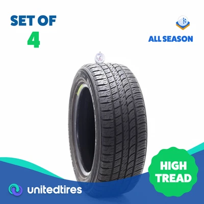 Set of (4) Used 215/55R16 Radar Dimax AS-8 93V - 8/32 - Image 1 of 4