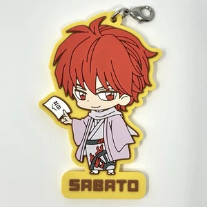 Kyoukai no Rinne Rin-ne Sabato Rokudo Rubber Keychain Rumic Collection Vol. 2 - Picture 1 of 3
