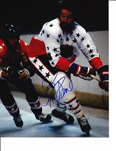 MONTREAL CANADIENS LARRY ROBINSON SIGNED VINTAGE ALLSTAR 8X10 - Picture 1 of 1