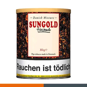 4 x 200g Danish Mixture Sungold (Vanille) Hausmarke Pfeifentabak Dose - Bild 1 von 1