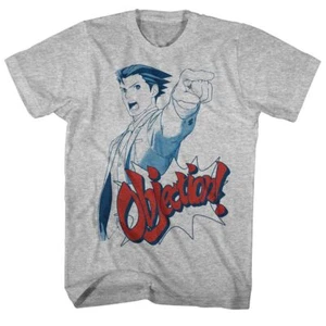 Ace Attorney Phoenix Wright Objection Capcom Gaming Shirt - Bild 1 von 2