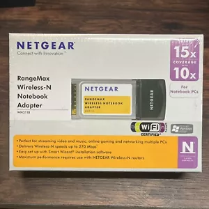 NETGEAR WN511B RANGEMAX WIRELESS PC CARD Network Adapter NEW SEALED - Picture 1 of 4