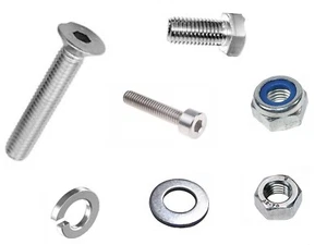 Nut Bolt And Washer 4 Pack A2 Stainless Socket Cap Hex Head Countersunk CSK - Picture 1 of 4