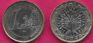 FRANKREICH 1 EURO 2002 UNC 1. KARTE, EIN BAUM, SYMBOLISIERT LEBEN,KONTINUITÄT UND WACHSTUM, IS - Bild 1 von 1