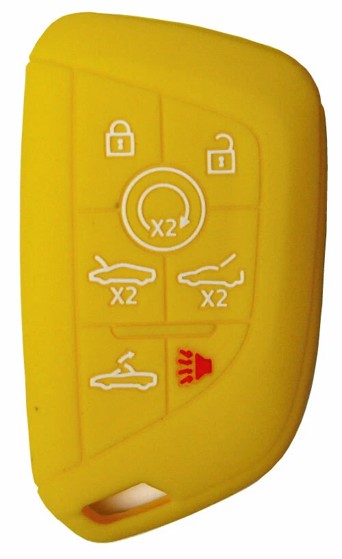 无钥匙进入钥匙链橡胶遥控器保护套 雪佛兰 Corvette 2024 2023 2021 2022 — 第 1/1 张图片