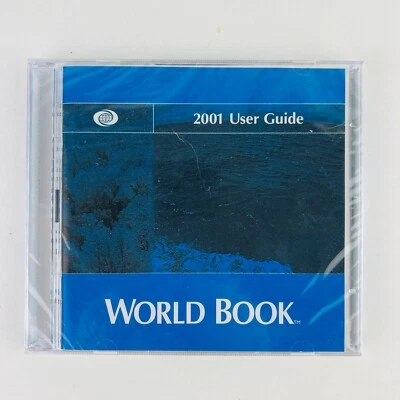 World Book 2001 Edición Deluxe Guía del Usuario PC CD ROM Software NUEVO Sellado de Fábrica Foto 1 de 2