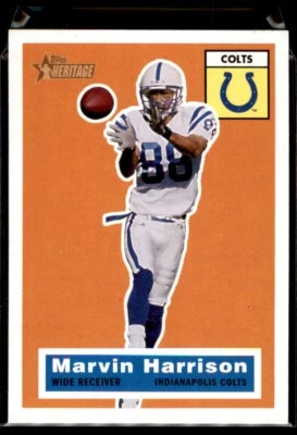 2001 Topps Heritage #64 Marvin Harrison - Image 1 of 2